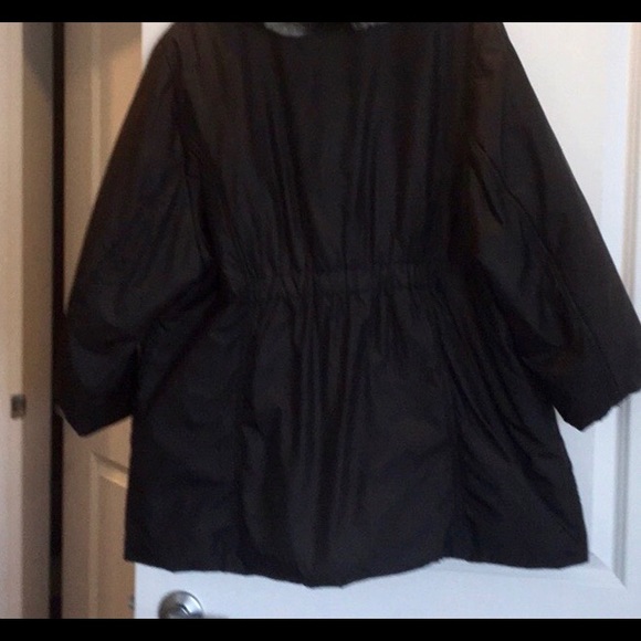 Microfiber coat with Rabbit trim. - Picture 2 of 3